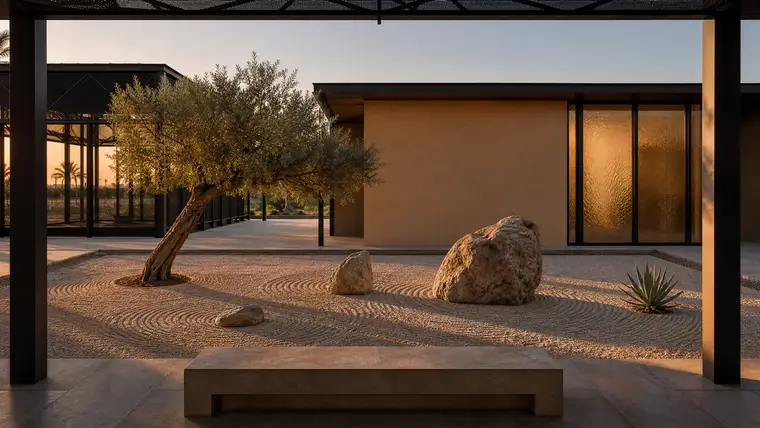 Stone Gravel Garden