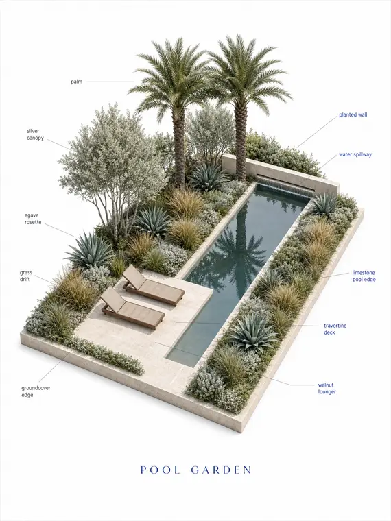 Pool Garden