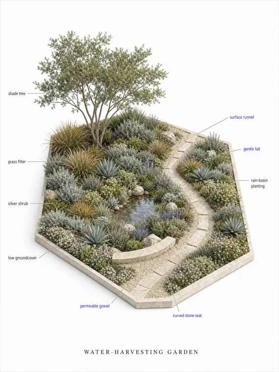 Water Harvesting Garden
