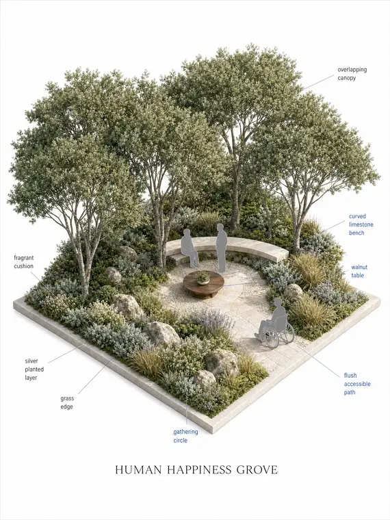 Human Happiness Grove