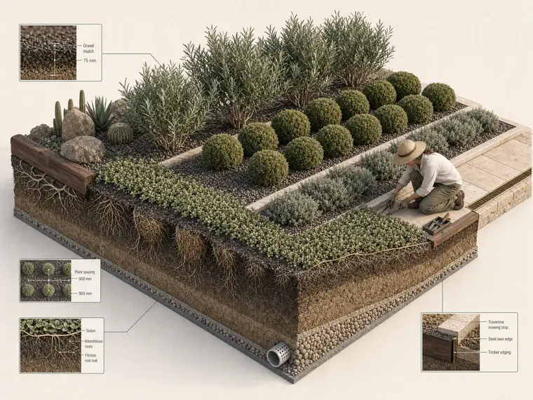 Shrub Groundcover Matrix
