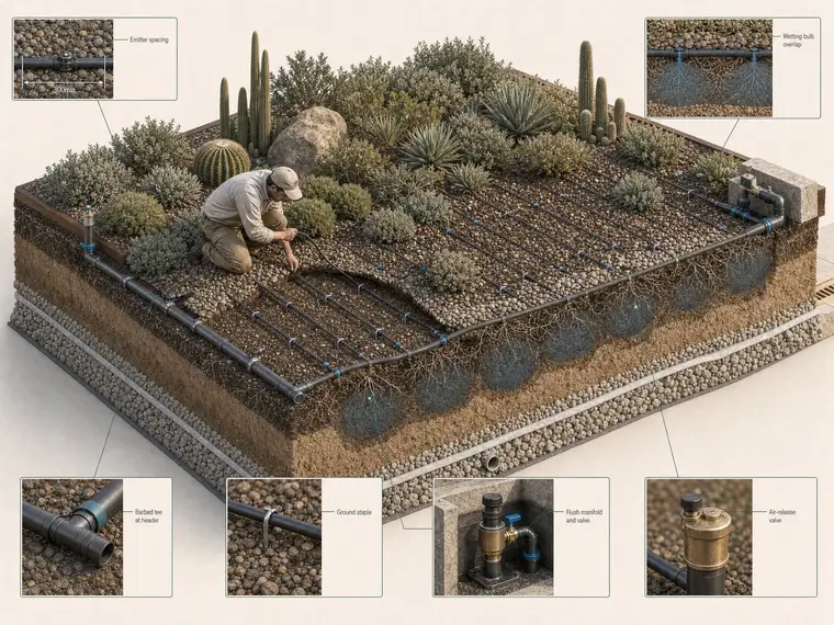 Shrub Irrigation Detail