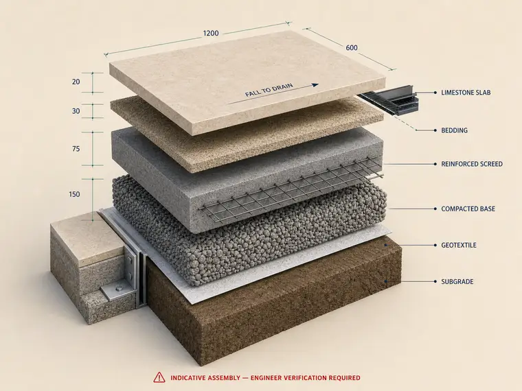 Limestone Terrace Assembly