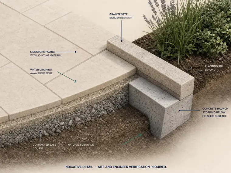 Granite Sett Edge Restraint