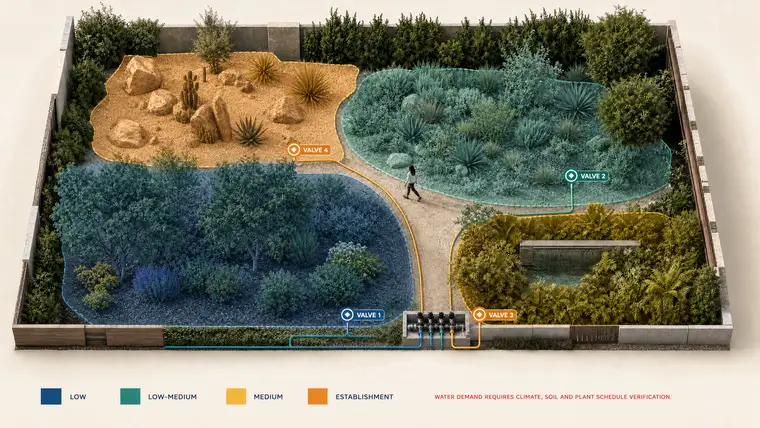 Hydrozone Water Demand