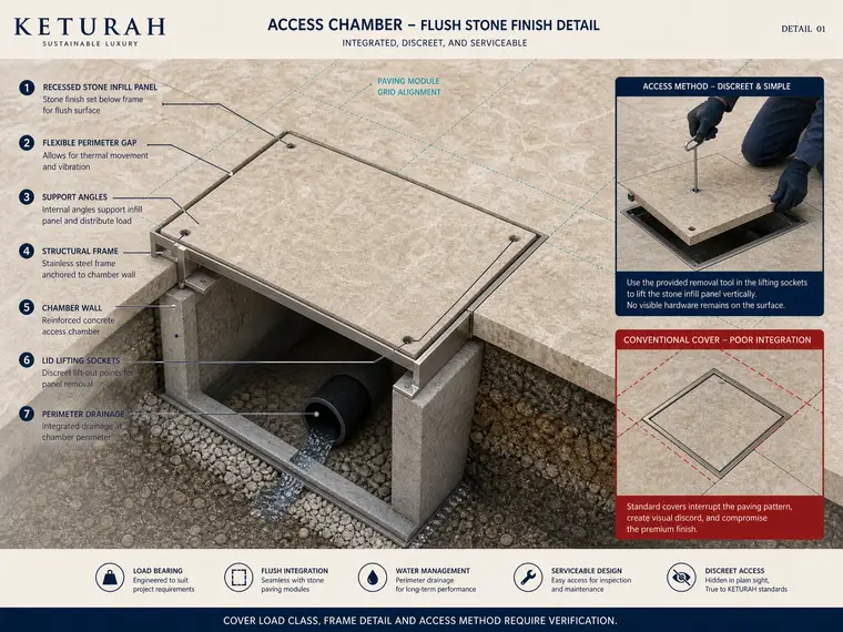 Access Chamber Flush Finish