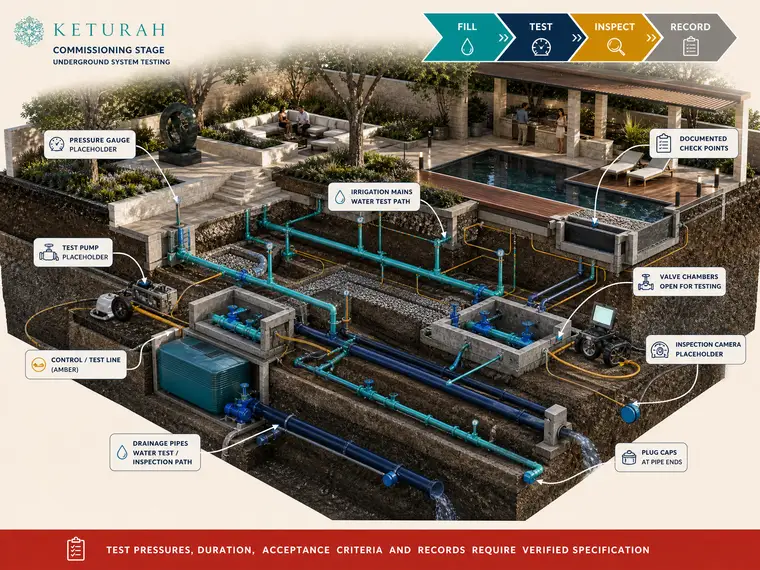 Drainage Irrigation Pressure Test