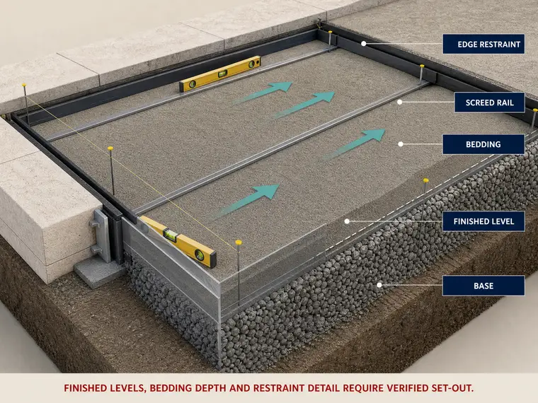 Edge Restraint Screed Rails