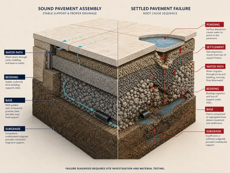 Paving Settlement Root Cause