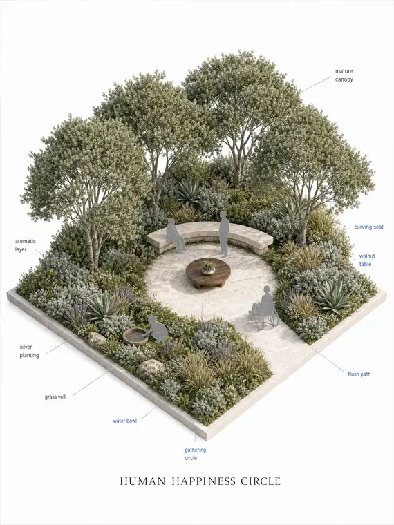 Human Happiness Circle